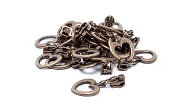 Gleiter Metallic 4 mm Altmessing - Herz