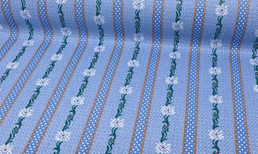 Popline acrylbeschichtet Edelweiss Blau