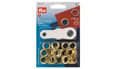 PRYM Ösen 11 mm goldig