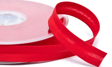 18 mm Schrägband Rot