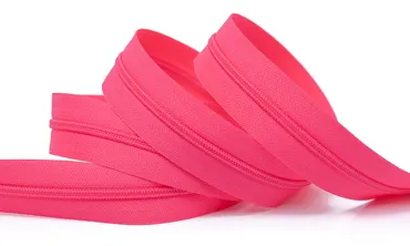 Reissverschluss 4 mm Uni - Pink