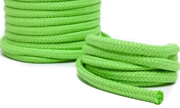 Baumwollkordel 9 mm Lime