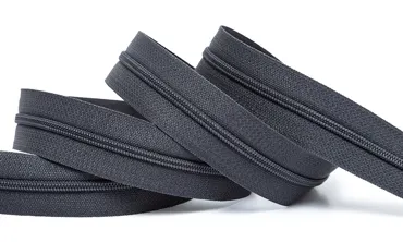 Reissverschluss 4 mm Uni - Dunkelgrau