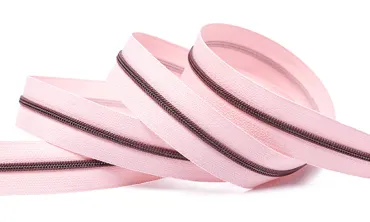 Reissverschluss 4 mm Metallic - Hellrosa Altkupfer