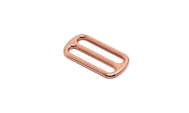 Schieber 25 mm schmaler Steg - Rose Gold