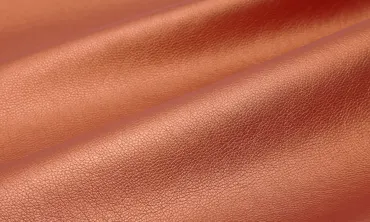 Kunstleder Metallic Kupfer