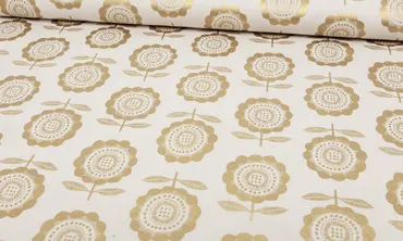 Baumwolle - Kibori Gold