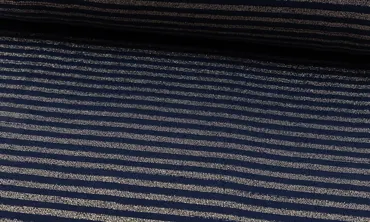 BIO Bündchen Streifen Navy Gold