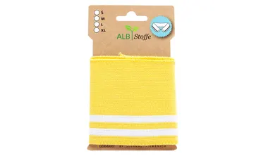 BIO Polo Kragen Streifen Gialino Weiss