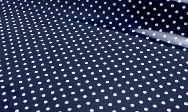 Cosmo Medium Dots Navy Weiss