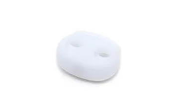 Kordelstopper 2-Loch - Weiss