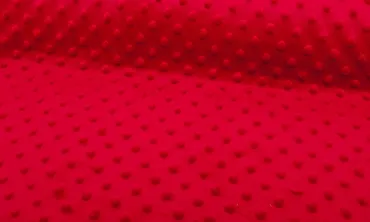 Minky Fleece - Rot