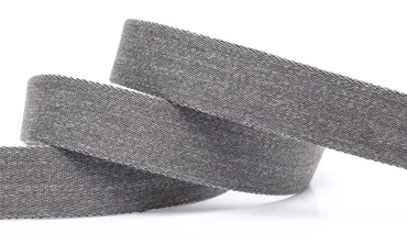 Gurtband 30 mm PV - Grau meliert