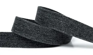 Gurtband 30 mm PV - Dunkelgrau meliert