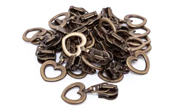 Gleiter Metallic 6 mm Altmessing - Herz