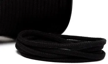 Baumwollkordel 4 mm - Schwarz