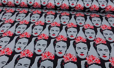 Baumwolle Stretch - Frida Grey