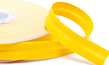 18 mm Schrägband Dottergelb 1