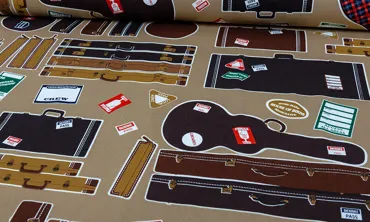 Kokka Canvas - Trefle California style