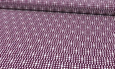 Baumwolle AGF Squared Elements Merlot