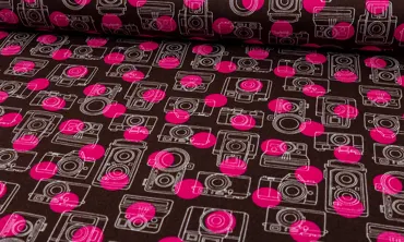 Baumwolle Cosmo - Cams and Dots