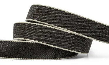 35 mm Gurtband Oldstyle - Dunkelbraun meliert