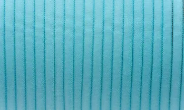 5 mm flache weiche Gummikordel Uni Cyan