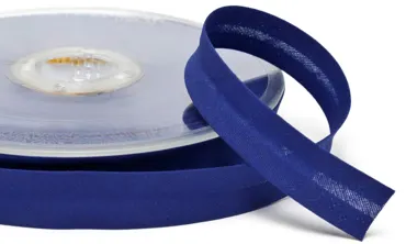 Schrägband 18 mm - col 028 Royalblau
