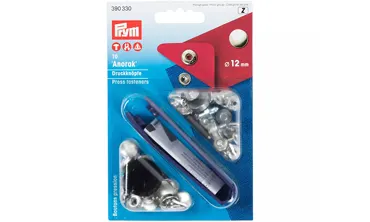 PRYM Druckknöpfe Anorak ø 12 mm Silber