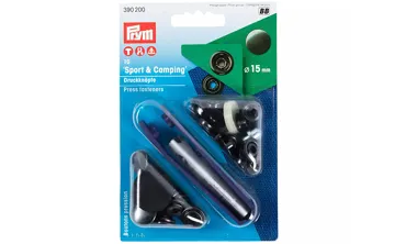 PRYM Druckknöpfe Sport & Camping ø 15 mm Brüniert