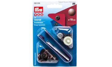 PRYM Druckknöpfe Anorak ø 15 mm Altkupfer