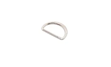 D-Ring 20 mm leicht - Silber