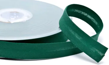 Schrägband 18 mm - col 462 Dunkelgrün