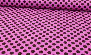 Baumwolle Michael Miller - Ta Dot Fuchsia Brown