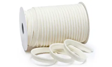 Paspelband 10 mm - col 003 Ecru