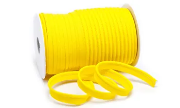 Paspelband 10 mm - col 005 Sonnengelb