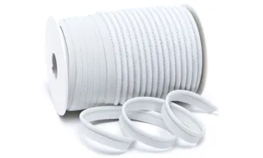 Paspel 10 mm - Uni Lichtgrau