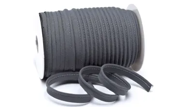 Paspel 10 mm - Uni Dunkelgrau 1