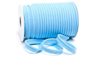 Paspelband 10 mm - col 015 Hellblau