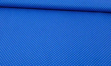 Baumwolle feine Punkte - Royal