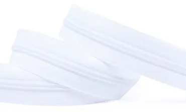 Reissverschluss 6 mm Uni - Weiss