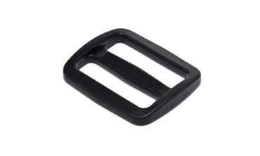 Schieber 40 mm Acetal - Schwarz tiefer Steg