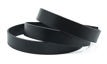Lederriemen 24 mm - Schwarz