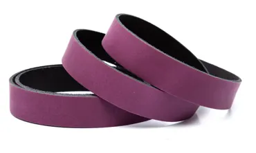 24 mm Lederriemen Plum