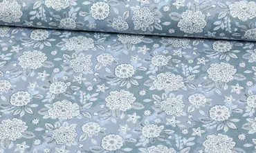 Baumwolle Cotton + Steel Earth Magic Dusty Blue