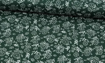 Baumwolle Cotton + Steel Earth Magic Dark Green