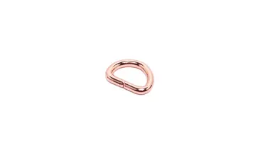 10 mm D-Ring Rose Gold