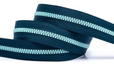 Reissverschluss BI-Color Petrol Türkis