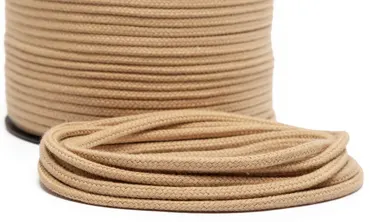 Baumwollkordel 4 mm - Beige