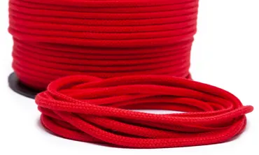 Baumwollkordel 4 mm - Rot